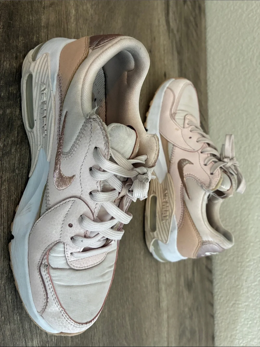 Nike Women’s Blush and Beige Air Max Low-Top Sneakers
